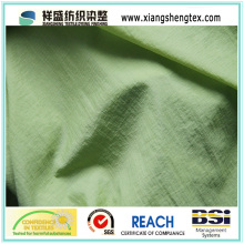 Rib Stops Crinkle Nylon Taffeta Downproof Fabric for Sportswear Garment